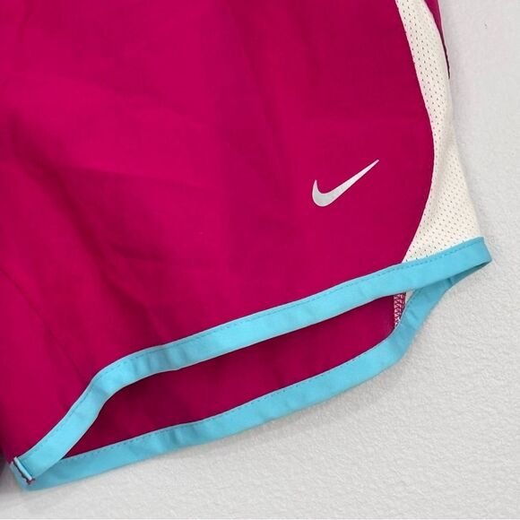 Nike | Girls Pink Athletic Running Shorts Size Medium - Picture 4 of 14